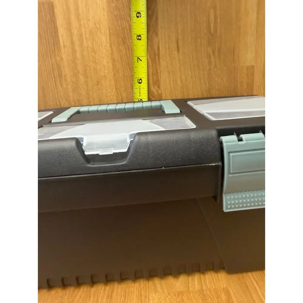 NWT 13” Organizer Storage Box Tackle Box Craft Sewing Tool Case
